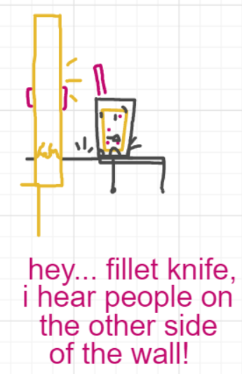 A panel from Running Duos, episode four of the Board Boards object show by Furretwalk/WalkingFurret.